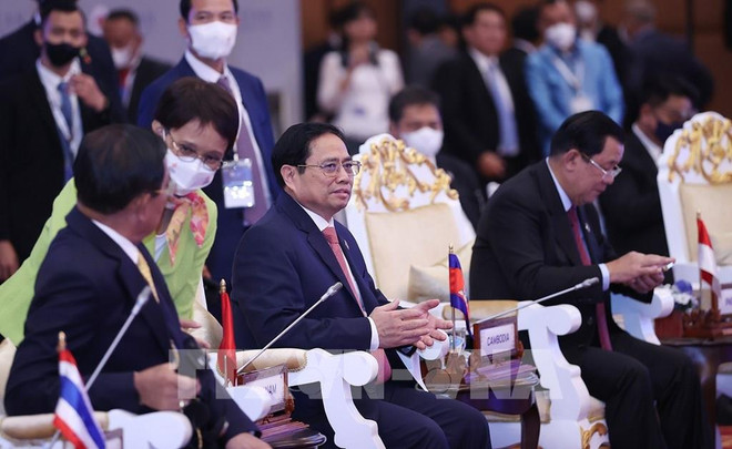 柬埔寨媒体密集报道越南政府总理范明政在柬时活动 ảnh 2 柬埔寨媒体密集报道越南政府总理范明政在柬时活动 ảnh 2