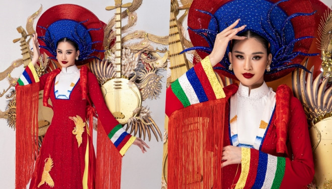 2022年世界旅游小姐选美大赛：向国际友人推广越南顺化宫廷雅乐 ảnh 1