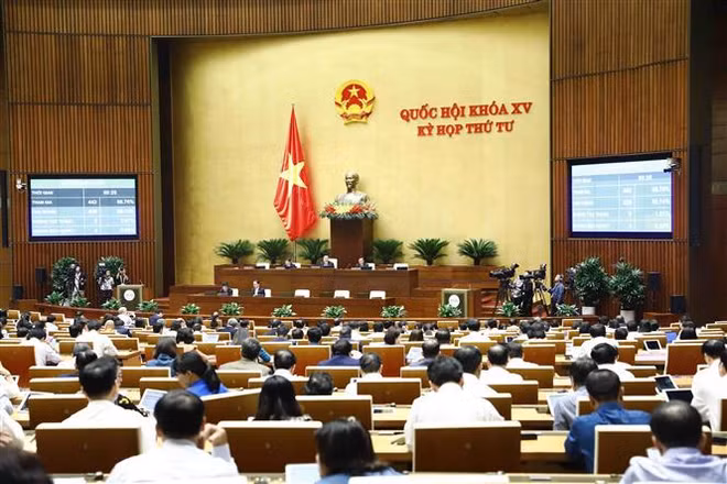 越南第十五届国会第四次会议:《基层民主实施法》以高赞成率获得通过 ảnh 1 越南第十五届国会第四次会议:《基层民主实施法》以高赞成率获得通过 ảnh 1