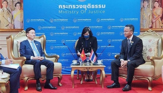 为越南与泰国法律和司法合作关系注入新动力 ảnh 1 为越南与泰国法律和司法合作关系注入新动力 ảnh 1