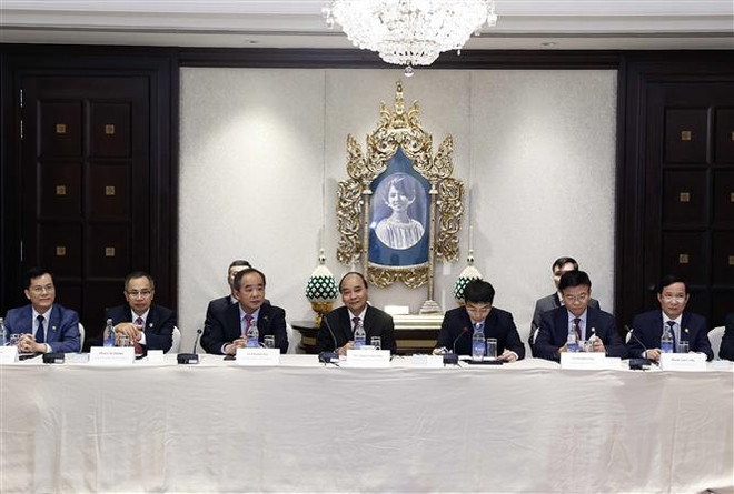 越南国家主席阮春福出席美国—APEC企业联盟高级别座谈会 ảnh 2 越南国家主席阮春福出席美国—APEC企业联盟高级别座谈会 ảnh 2