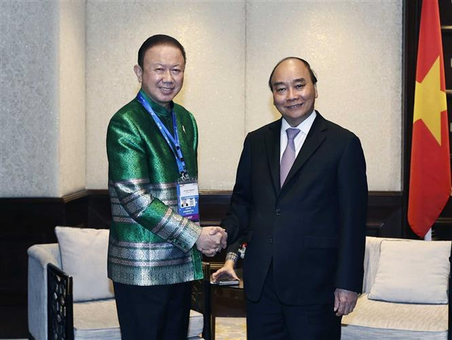 越南国家主席阮春福会见泰越友好协会主席 ảnh 1 越南国家主席阮春福会见泰越友好协会主席 ảnh 1