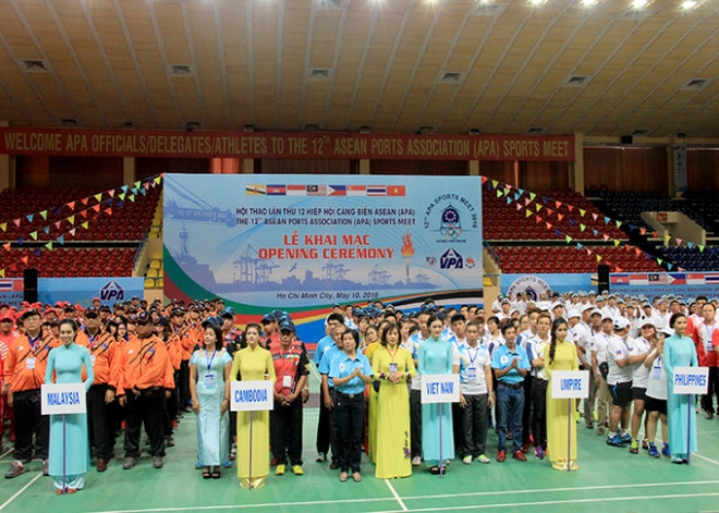 第12届东盟港口协会体育运动会在胡志明市开幕 ảnh 1 第12届东盟港口协会体育运动会在胡志明市开幕 ảnh 1