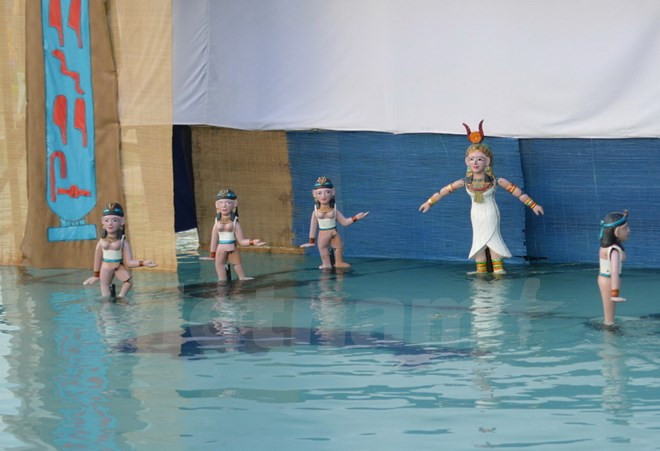 越南水上木偶戏亮相中东 ảnh 1 越南水上木偶戏亮相中东 ảnh 1