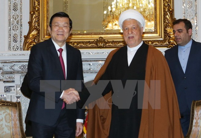 越南国家主席张晋创会见伊朗议会议长和专家会议主席 ảnh 1 越南国家主席张晋创会见伊朗议会议长和专家会议主席 ảnh 1