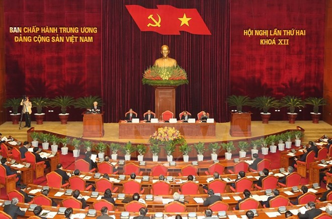 越共第十二届中央委员会第二次全体会议在河内开幕 ảnh 1 越共第十二届中央委员会第二次全体会议在河内开幕 ảnh 1