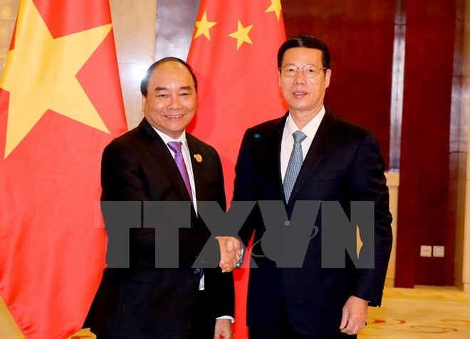 阮春福总理会见中国国务院副总理张高丽 ảnh 1 阮春福总理会见中国国务院副总理张高丽 ảnh 1