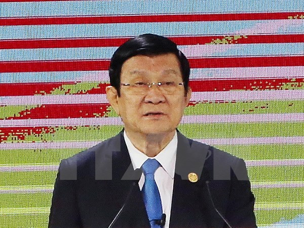 张晋创主席会见菲越友好协会主席 ảnh 1 张晋创主席会见菲越友好协会主席 ảnh 1