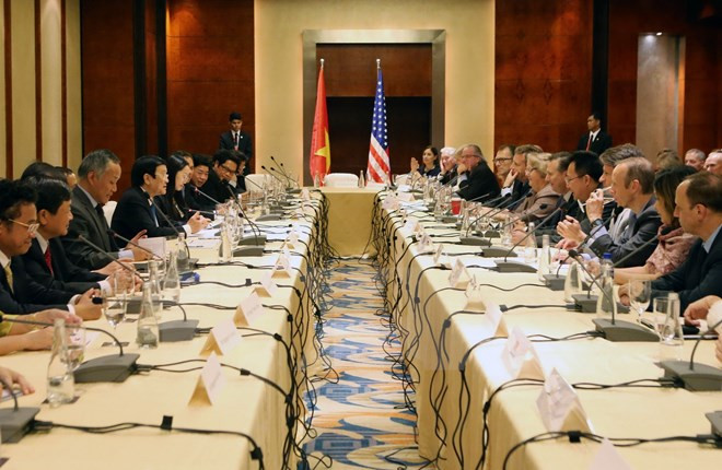 越南国家主席张晋创出席美国企业家座谈会 ảnh 1 越南国家主席张晋创出席美国企业家座谈会 ảnh 1