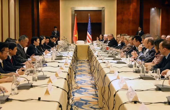 越南国家主席张晋创出席美国企业家座谈会 ảnh 1