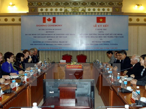 越南胡志明市与加拿大不列颠哥伦比亚省加强贸易投资合作 ảnh 1 越南胡志明市与加拿大不列颠哥伦比亚省加强贸易投资合作 ảnh 1