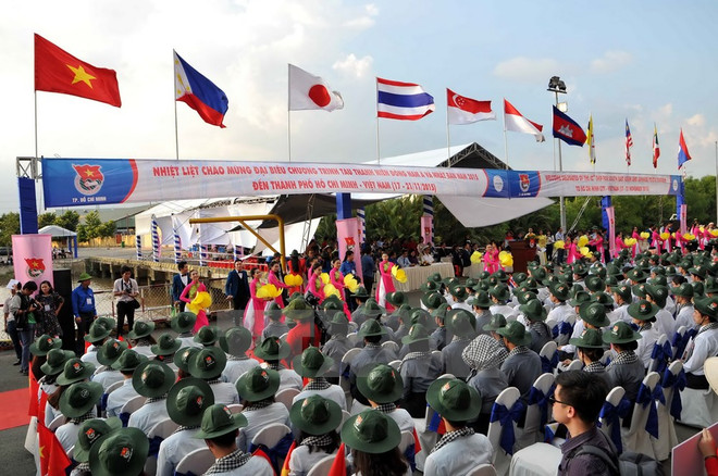 东南亚与日本青年船访问胡志明市 ảnh 2