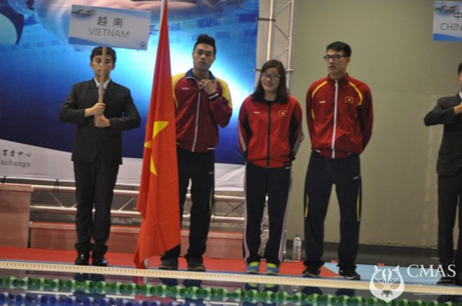 2015年亚洲潜水锦标赛:越南体育代表团位居第三 ảnh 1 2015年亚洲潜水锦标赛:越南体育代表团位居第三 ảnh 1