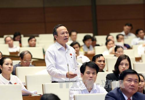 越南第十三届国会第十次会议:各位部长就许多热点问题回答国会代表质询 ảnh 1 越南第十三届国会第十次会议:各位部长就许多热点问题回答国会代表质询 ảnh 1