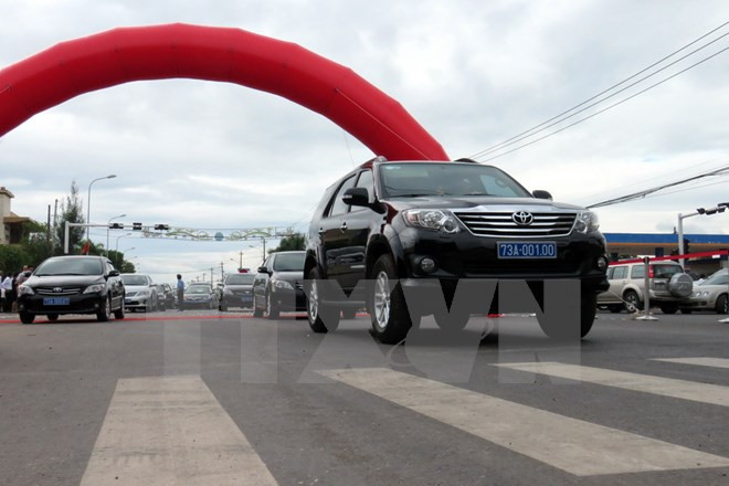 越南甲一号国道广平省路段扩建项目正式通车 ảnh 1