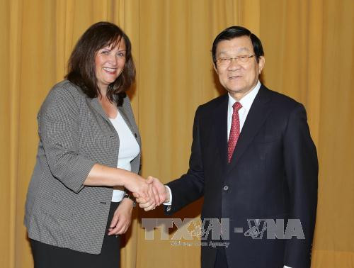 张晋创主席:越德教育合作是两国关系中的亮点 ảnh 1 张晋创主席:越德教育合作是两国关系中的亮点 ảnh 1