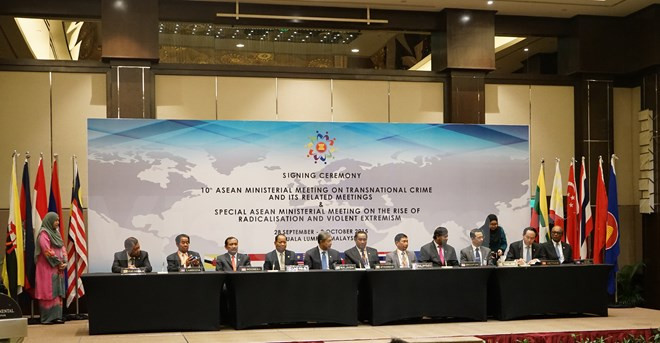 东盟十国承诺继续密切配合 大力打击跨国犯罪 ảnh 1 东盟十国承诺继续密切配合 大力打击跨国犯罪 ảnh 1