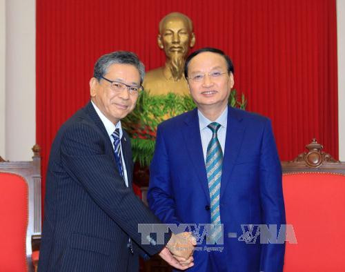 中央组织部部长苏辉若会见日本驻越大使深田博史 ảnh 1 中央组织部部长苏辉若会见日本驻越大使深田博史 ảnh 1
