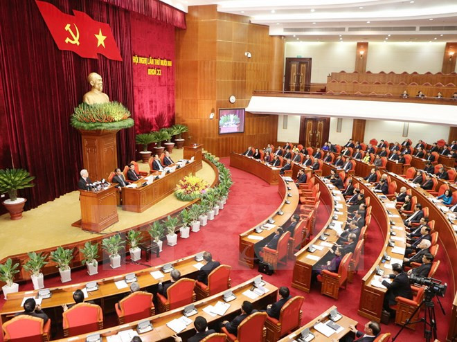 越共十一届十二中全会第四天新闻公报 ảnh 1 越共十一届十二中全会第四天新闻公报 ảnh 1