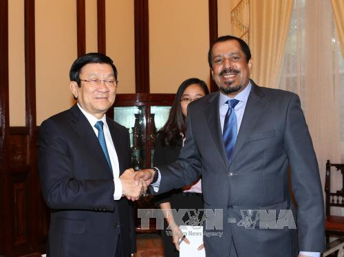 越南国家主席张晋创接见科威特驻越大使 ảnh 1