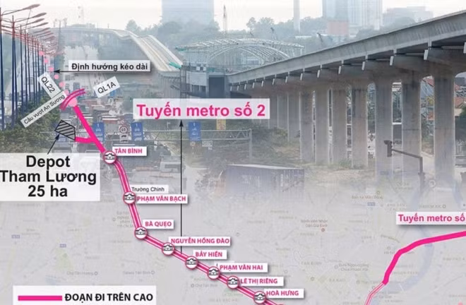 2022年胡志明市将动工兴建地铁二号线项目 ảnh 1