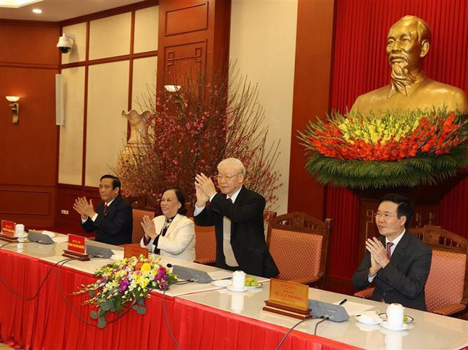 越共中央总书记阮富仲:努力确保老年人过上快乐、健康和幸福的生活 ảnh 1 越共中央总书记阮富仲:努力确保老年人过上快乐、健康和幸福的生活 ảnh 1
