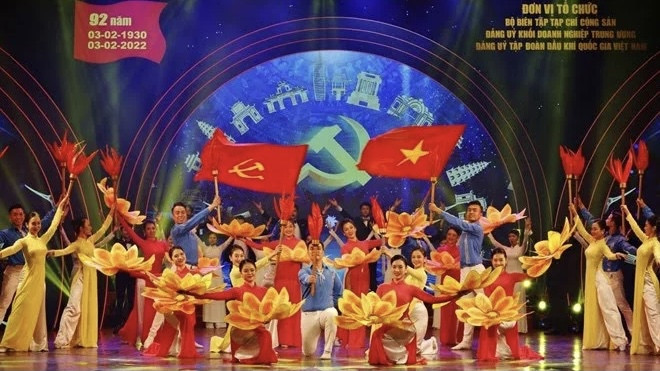 “永远坚信跟党走”艺术交流活动发挥全民族意志和大团结力量 ảnh 1 “永远坚信跟党走”艺术交流活动发挥全民族意志和大团结力量 ảnh 1