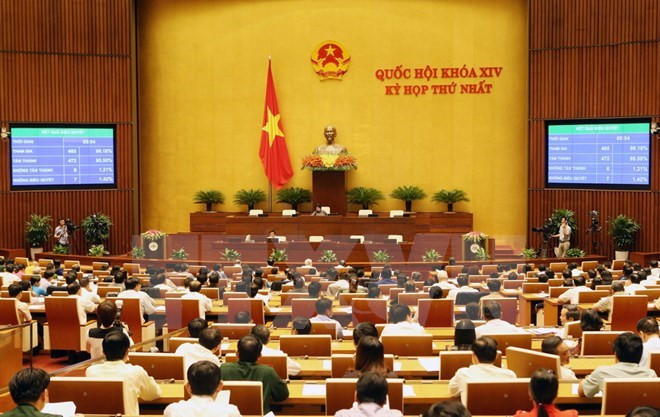 全国选民对十四届国会一次会议讨论的重要内容充满信心 ảnh 1