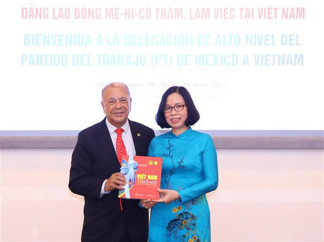 越南通讯社和墨西哥劳动党加强合作关系 ảnh 1