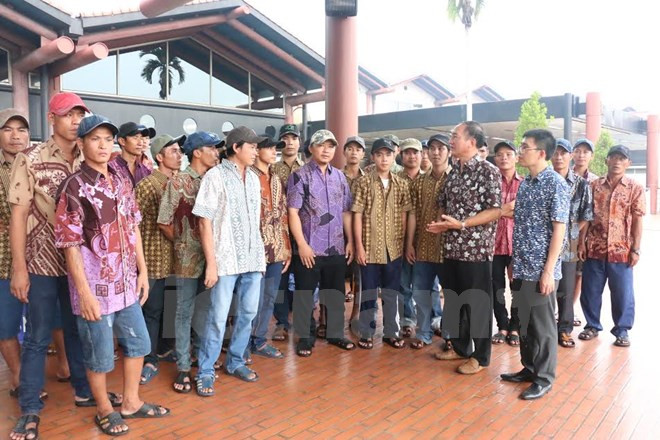 印尼同意释放被扣押越南渔民中的33余人 ảnh 1 印尼同意释放被扣押越南渔民中的33余人 ảnh 1