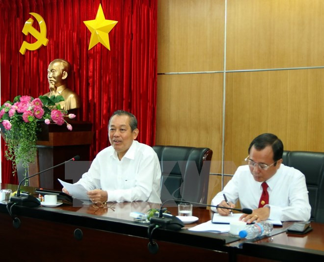 政府副总理张和平等领导检查各地选举工作 ảnh 1 政府副总理张和平等领导检查各地选举工作 ảnh 1