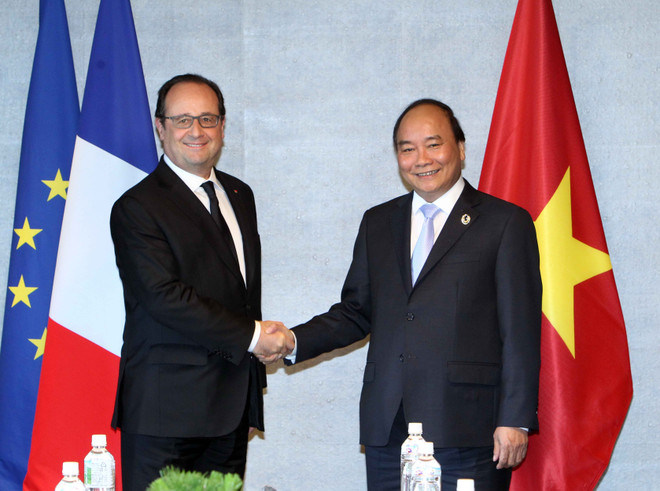 越南政府总理阮春福七国集团峰会期间与各国元首举行双边会晤 ảnh 1 越南政府总理阮春福七国集团峰会期间与各国元首举行双边会晤 ảnh 1