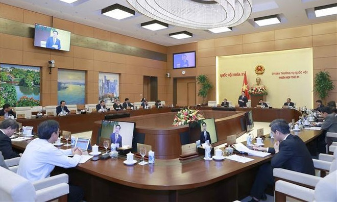 国会常务委员会第21次会议：对《招标投标法》（修正案）提出意见 ảnh 1