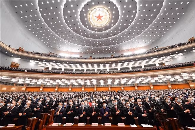 越南领导人致电祝贺中华人民共和国新一届领导人 ảnh 1