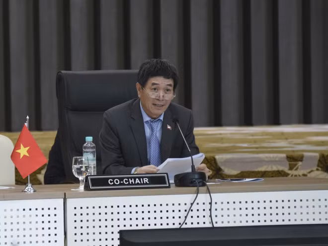阮海鹏大使主持召开东盟-韩国联合合作委员会会议 ảnh 2