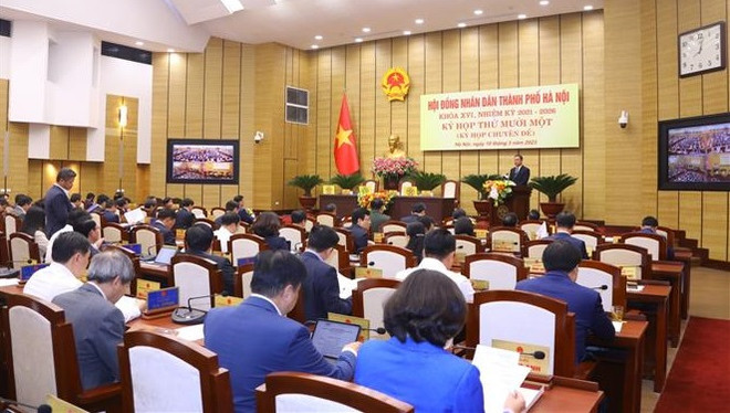 河内市第十六届人民议会第十一次会议开幕 ảnh 1