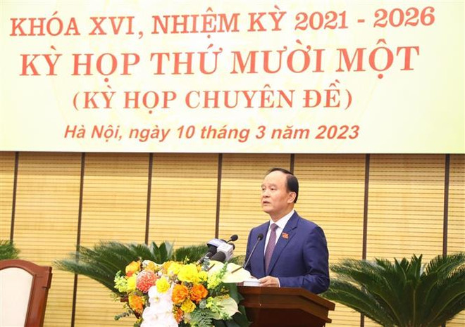 河内市第十六届人民议会第十一次会议开幕 ảnh 2
