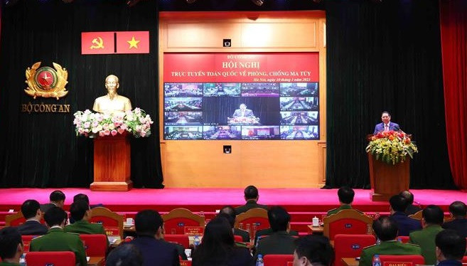 越南政府总理范明政出席全国禁毒工作会议 ảnh 1 越南政府总理范明政出席全国禁毒工作会议 ảnh 1