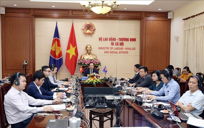 东盟劳务部长会议就应对新冠肺炎疫情对劳动者和就业机会产生影响召开专门会议 ảnh 1 东盟劳务部长会议就应对新冠肺炎疫情对劳动者和就业机会产生影响召开专门会议 ảnh 1