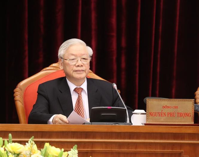 阮富仲：越共第十三届中央委员会要做到团结紧张、严肃活泼，确保全党统一意志、统一行动、步调一致向前进 ảnh 1