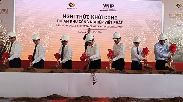 越南大型工业区——越发工业区在隆安省动工兴建 ảnh 1