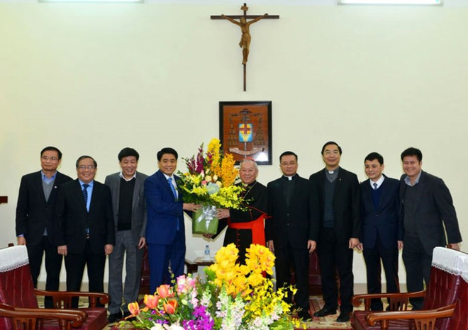 越南领导人春节前走访宗教团体和宗教活动场所 ảnh 1 越南领导人春节前走访宗教团体和宗教活动场所 ảnh 1