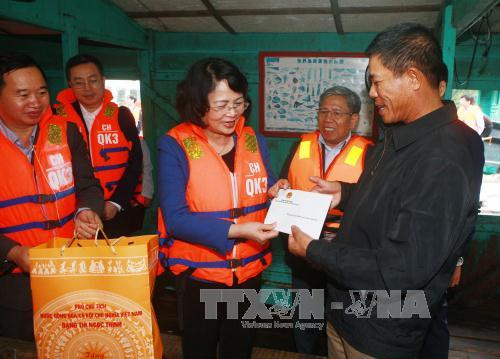 越南国家副主席邓氏玉盛出席2017年出海谋生节 ảnh 2
