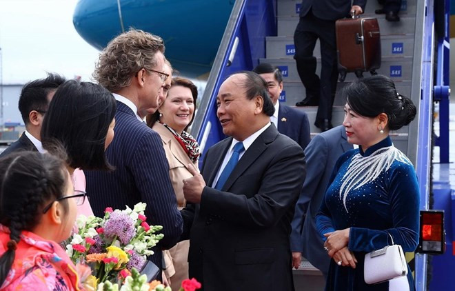 越南政府总理阮春福开始对瑞典王国进行正式访问 ảnh 1 越南政府总理阮春福开始对瑞典王国进行正式访问 ảnh 1