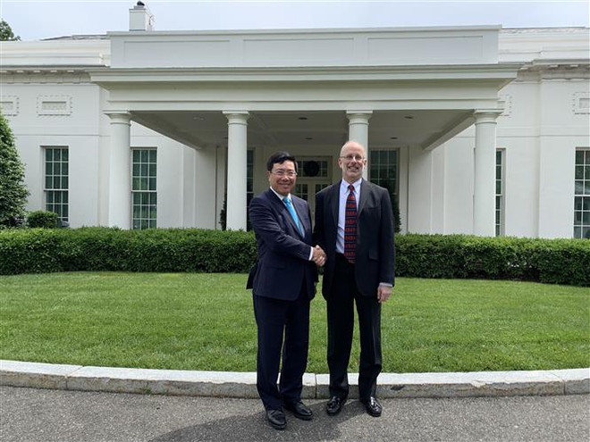 越南政府副总理兼外长范平明对美国进行正式访问 ảnh 2