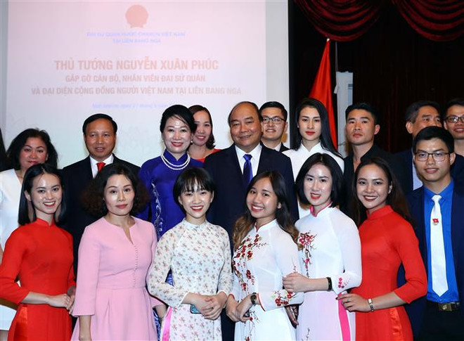 越南政府总理阮春福欢迎仪式在俄罗斯首都莫斯科举行 ảnh 3 越南政府总理阮春福欢迎仪式在俄罗斯首都莫斯科举行 ảnh 3