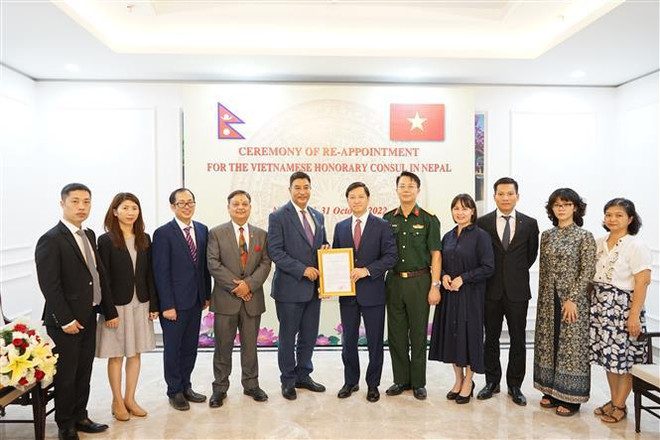 施雷斯塔先生第三次被任命为越南驻尼泊尔名誉总领事 ảnh 2