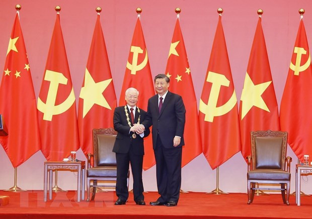 越南与中国发表关于进一步加强和深化越中全面战略合作伙伴关系的联合声明 ảnh 1 越南与中国发表关于进一步加强和深化越中全面战略合作伙伴关系的联合声明 ảnh 1