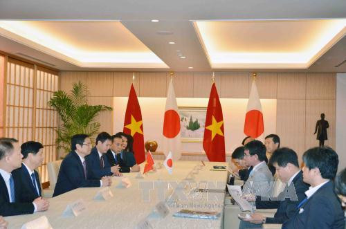 范明正会见日本参议院议长伊达忠一和外务大臣河野太郎 ảnh 2