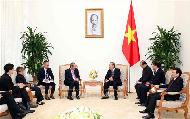 越南政府副总理张和平:越南与新加坡通过刑事司法协助加强打击犯罪合作 ảnh 2 越南政府副总理张和平:越南与新加坡通过刑事司法协助加强打击犯罪合作 ảnh 2